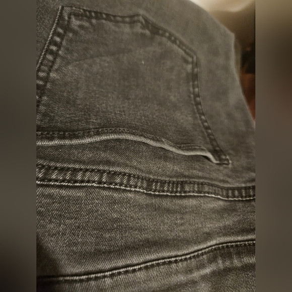 EUC J.JILL DENIM BLACK SIZE 12 5-POCKET LEGGINGS - Picture 2 of 6